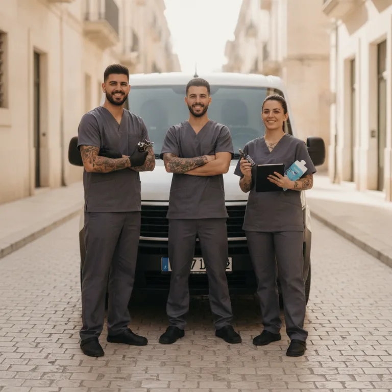 Tatuatore team a Cagliari